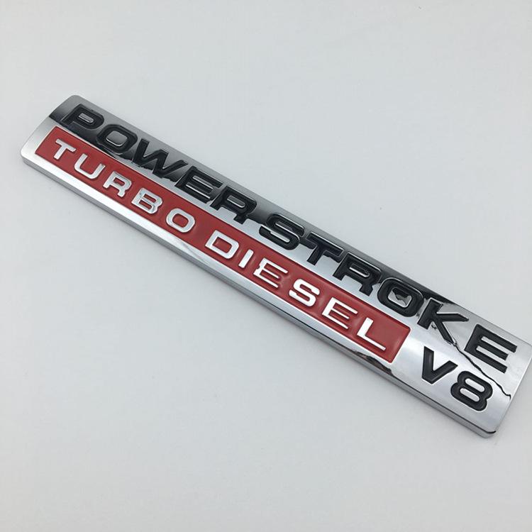 

Ford Turbo Power Stroke V8 Emblem Body Decoration Sticker