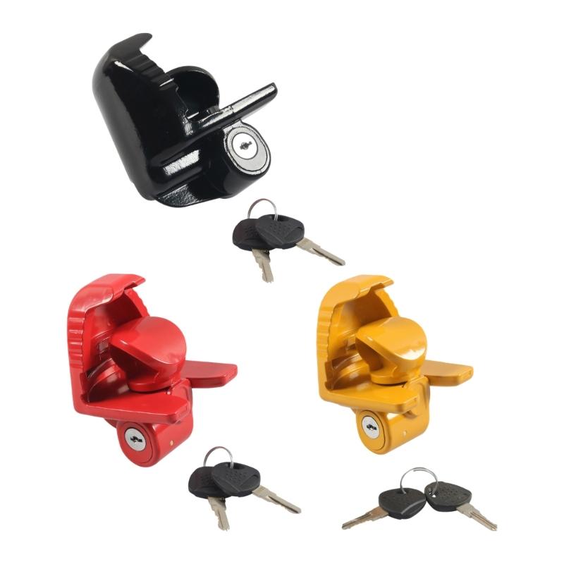 Universal Adjustable Trailer Coupler Lock For 1 7/8 Inch 2 And 2 5/16 Inch Receivers Featuring Enhanced Security Design