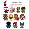 1 Stück Marvel Offiziell Lizenziert Avengers 3D Figur Blind Box Schlüsselanhänger Anime Figur Langlebiger Schlüsselanhänger Anime Sammler Rucksack Kering