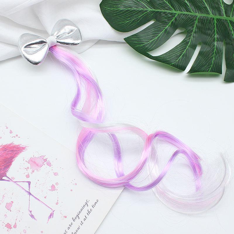 Colorful Bow Baby Headdress: Wig Hair Clip Accessories for Babies and Children