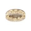 Luxury LED Crystal Ceiling Light: Round & Rectangular Dimmable Pendant for Living Room, Dining Room, Bedroom, Hall.