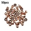 1pcs Copper Exhaust Nuts M8 Copper-plated Heads Stud Locked Nuts Copper Bolts Screws Bolt Screws Turbo Exhaust Stud Hex