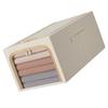Clothes Storage Bag 50L Clothes Storage Bin Bedroom Storage Box with Metal Frame Handle 47x35x30cm