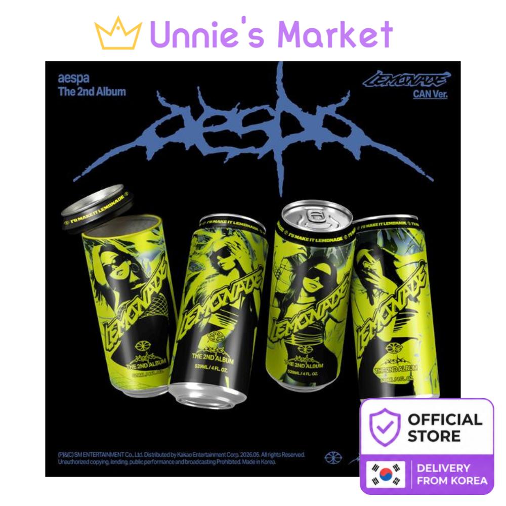 aespa [LEMONADE] Версия CAN. 2-й альбом + бесплатный подарок Random ver. (no duplicates)