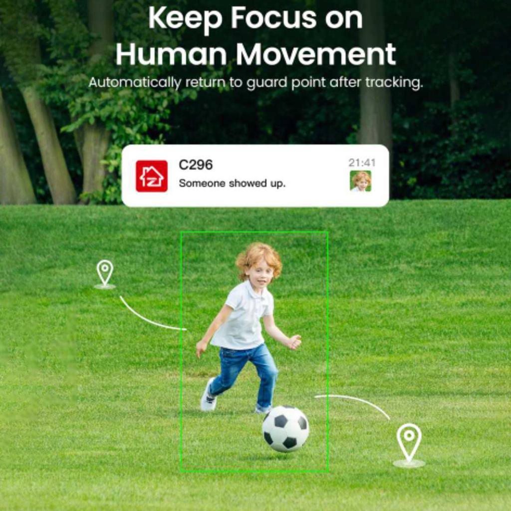 ZOSI C2968W 8MP HD Camera Humanoid Tracking Two-way Talk APP Monitoring Outdoor Indoor Security Camera