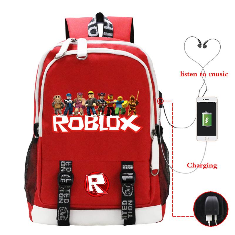 Game Merchandise Printed Backpack Usb Port Multifunctional Computer Bag