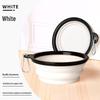 Portable TPE Folding Pet Bowl - Travel-Friendly Collapsible Water Dish for Dogs