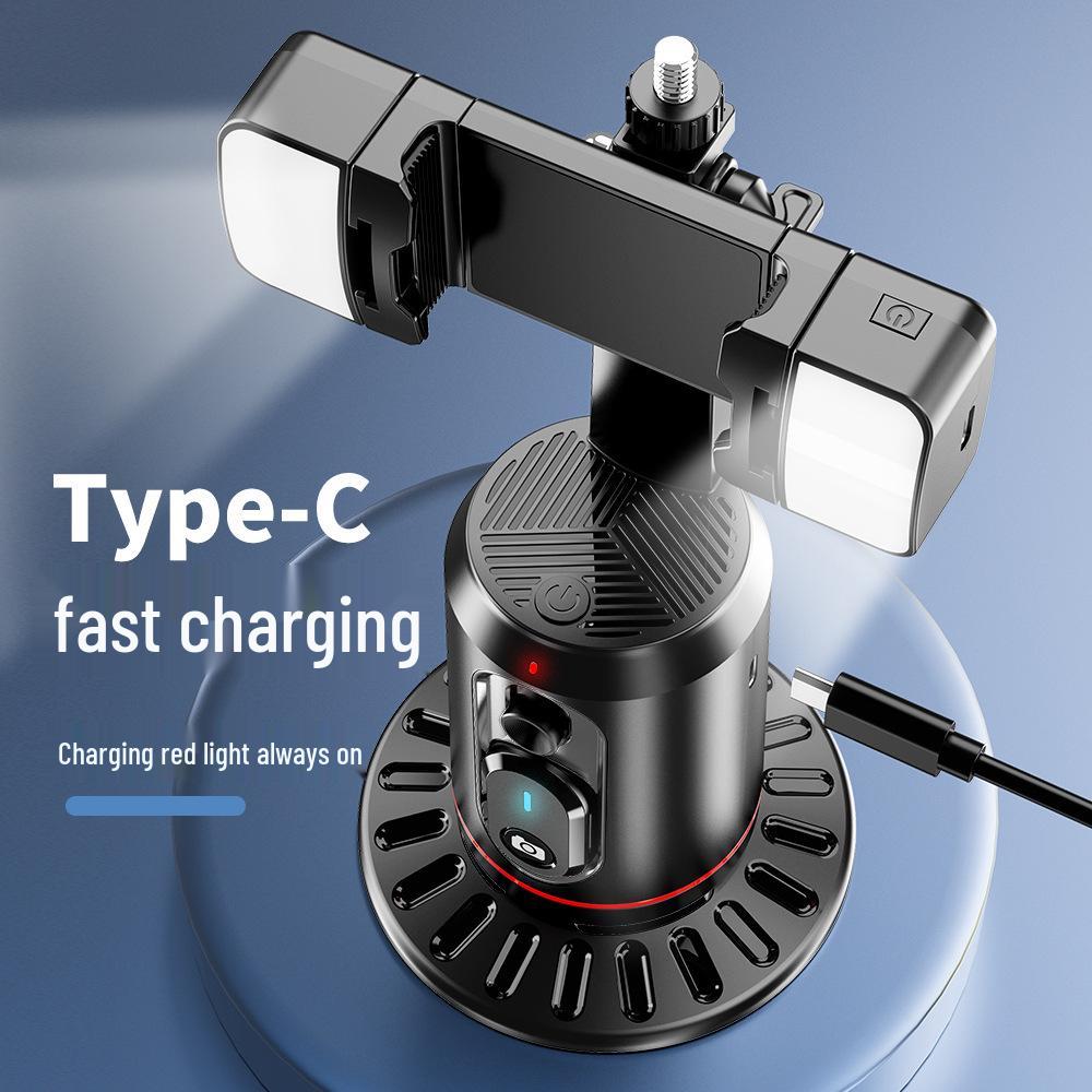 Q02 Automatyczny Gimbal do Śledzenia Twarzy ze Światłem Wypełniającym i Sterowaniem Gestami Bluetooth do Transmisji na Żywo