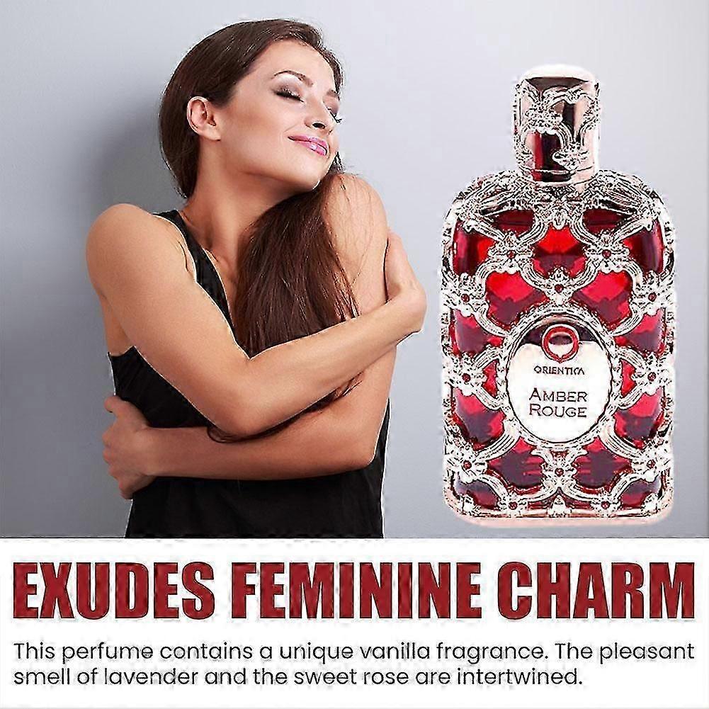 Orientica Amber Rouge Perfume 100ml Red Arabian Dubai Luxury Bottle