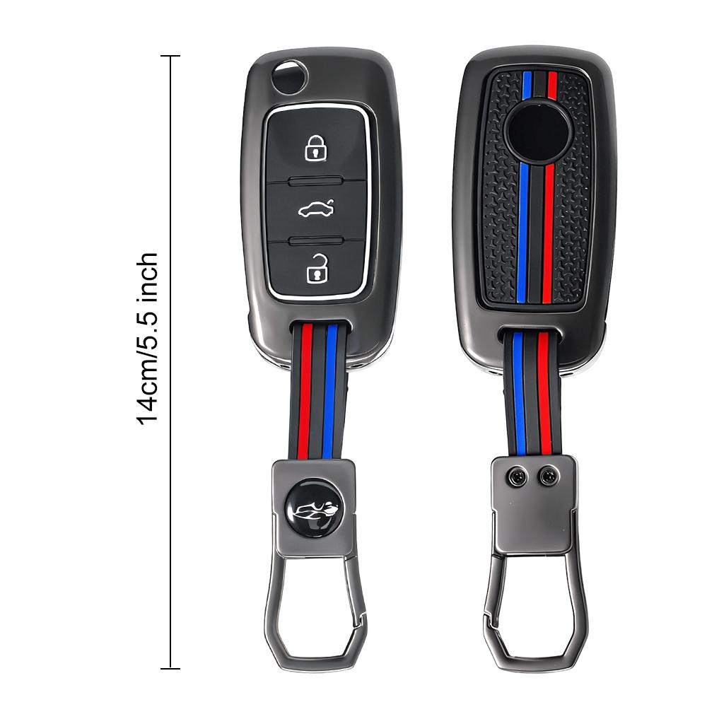 Car Key Cover Fob Case Shell Bag For Volkswagen Vw Polo Tiguan Golf Jetta Beetle Eos Scirocco Sharan Accessories