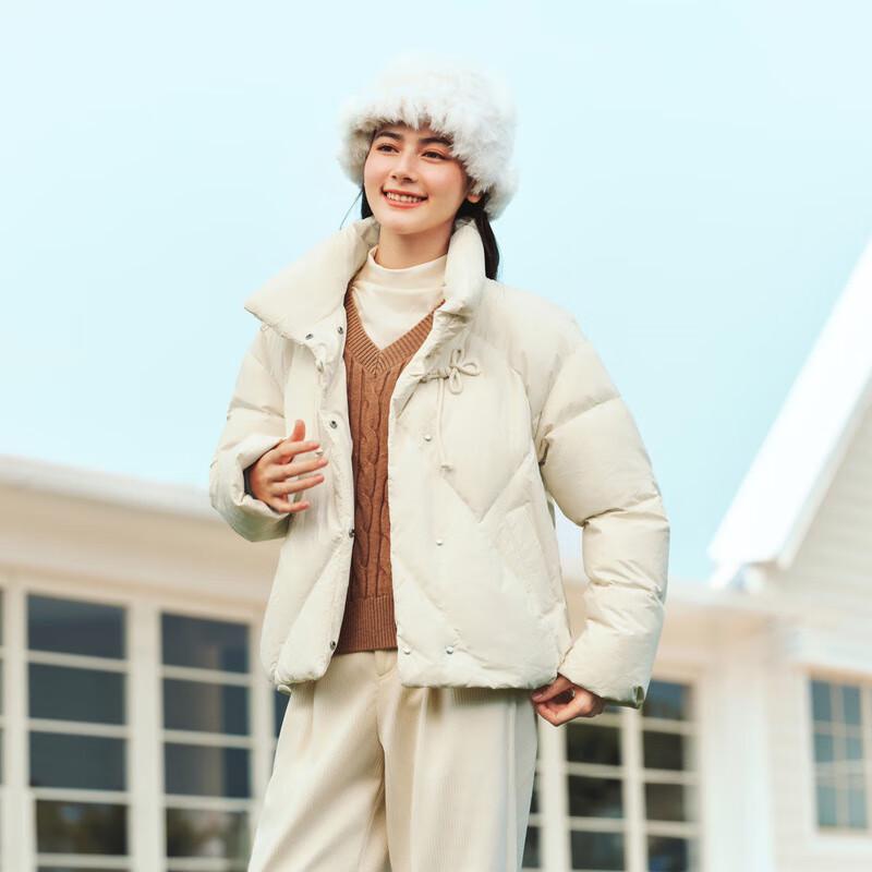 

Semir Women s Chen Duling Chinese Style Short Down Jacket XL