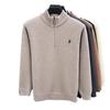 Men's Winter High Neck Knit Sweater