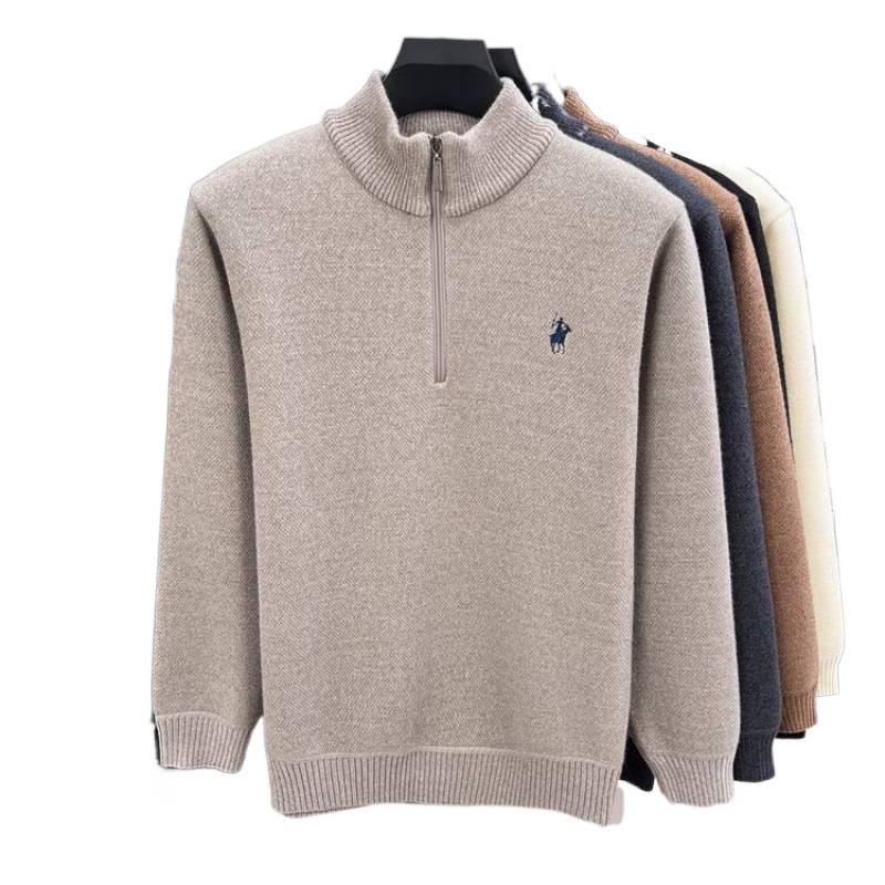 Men's Winter High Neck Knit Sweater