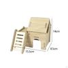 Wooden Hamster House - Perfect Hideaway for Small Pets