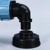 1PCS IBC Tank Adapter 1'' 1/2'' 3/4'' Coarse Thread Water Fittings Elbow Straight Outlet Hose Home Garden Tee Connector Plastic