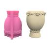 Flower Vase Silicone Mold  Crafting Tool Face Shaped Succulent Vase Molds Concrete Silicone Mold for  Flowerpot