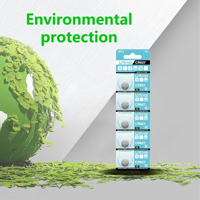 10pcs CR927 Button Cell Batteries 3V DL927 BR927 KL927 Coin Cell Battery for Watch, Remote Controls, Calculators