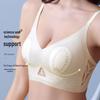Breathable Ice Cool One-Piece Jelly Women's Bra with Rabbit Ear Cup and Side Support