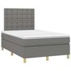 VidaXL Sommier à Lattes de Lit avec Matelas, Lit Rembourré, Lit Double, Lit Adulte de Chambre à Coucher Intérieur, Moderne, 3269959