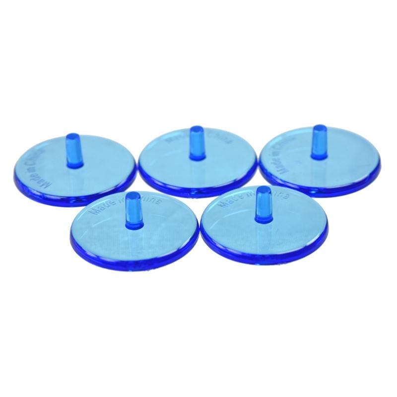 Transparent Colorful Golf Ball Position Markers Plastic Light weight Multicolor Selection Easyly Green Identification