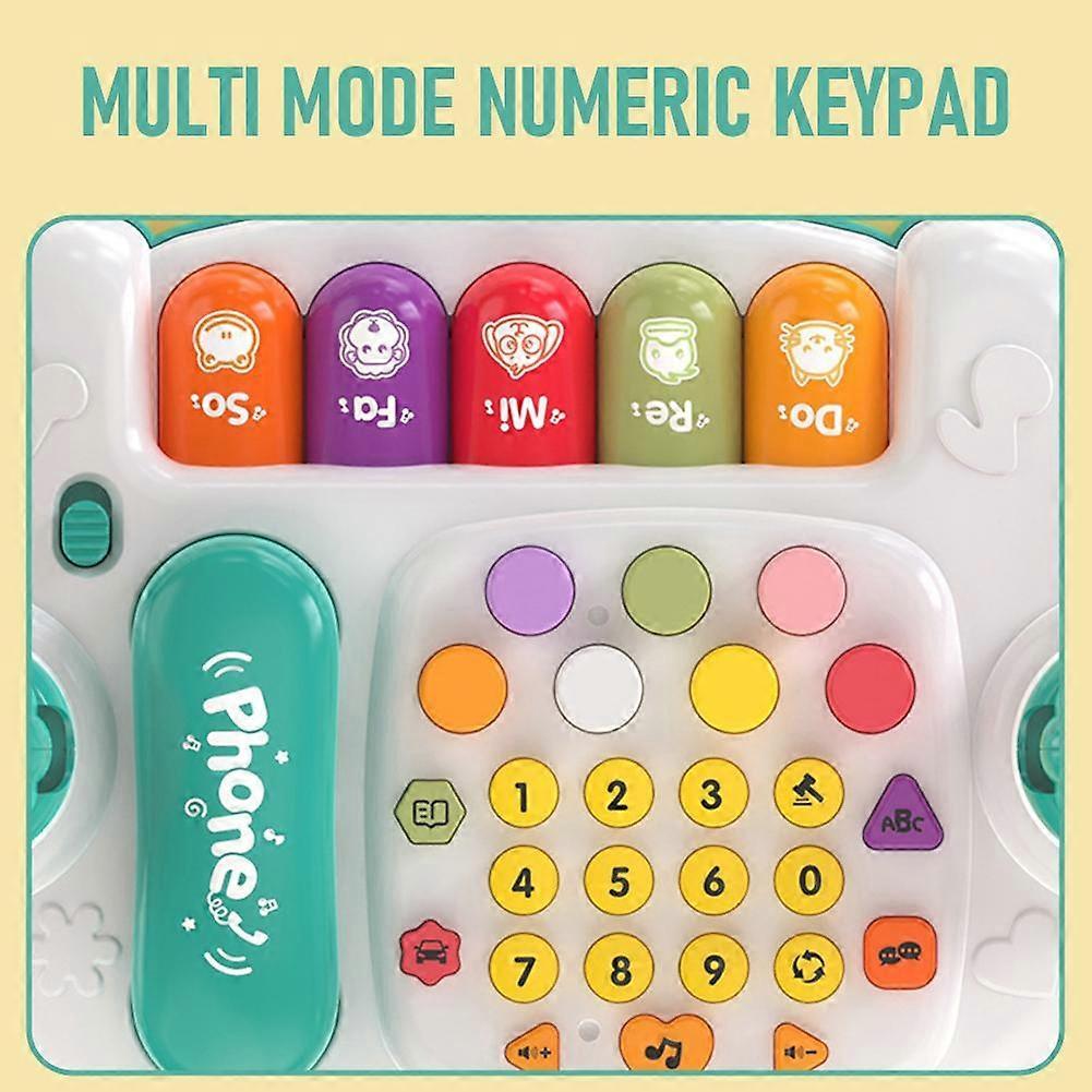Multifunctional Telephone Early Education Toy for Children