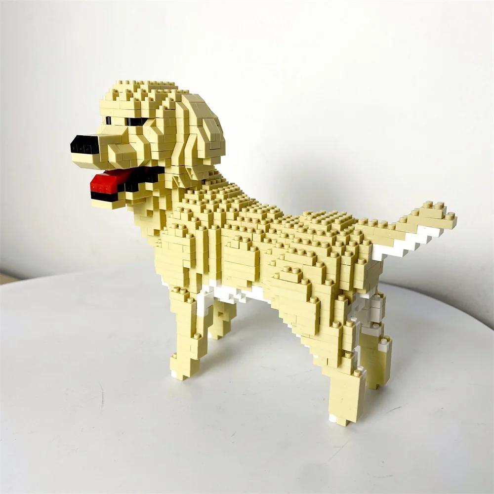 Knew Gebaut Hund Mikro Mini Bausteine Spielzeug: Entzückender Dobermann Pinscher Ideales Geschenk für Tierliebhaber Feiern Sie die Hundegesellschaft