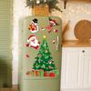 For Fridge Magnets with Christmas Themes Including Santa Claus Reindeer and Tree Ornaments for Kitchen and Holiday Decoration