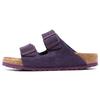 Sandali Arizona con Plantare Morbido in Pelle Scamosciata, Vestibilità Stretta 'Wine' da Donna 1021265