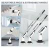 Wireless Electric for Spin Scrubber Cordless Bathroom Cleaning Brush for Shower Bathtub Home Use Metal/Cleans for Floor
