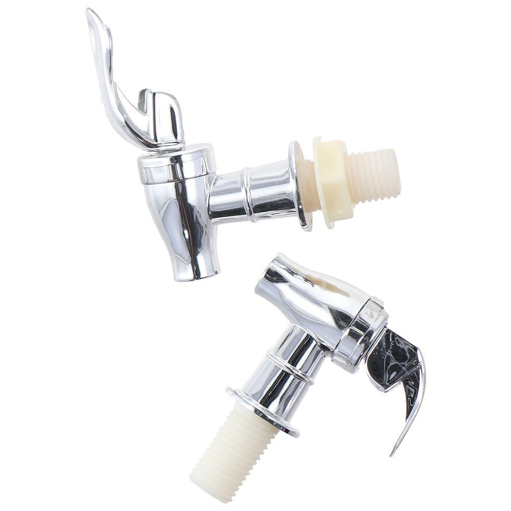 Pacote com 4 Torneiras de Reposição de Grau Alimentício Estilo de Pressão Tampa Anti-Entupimento Alavanca Bico para Servir Garrafa