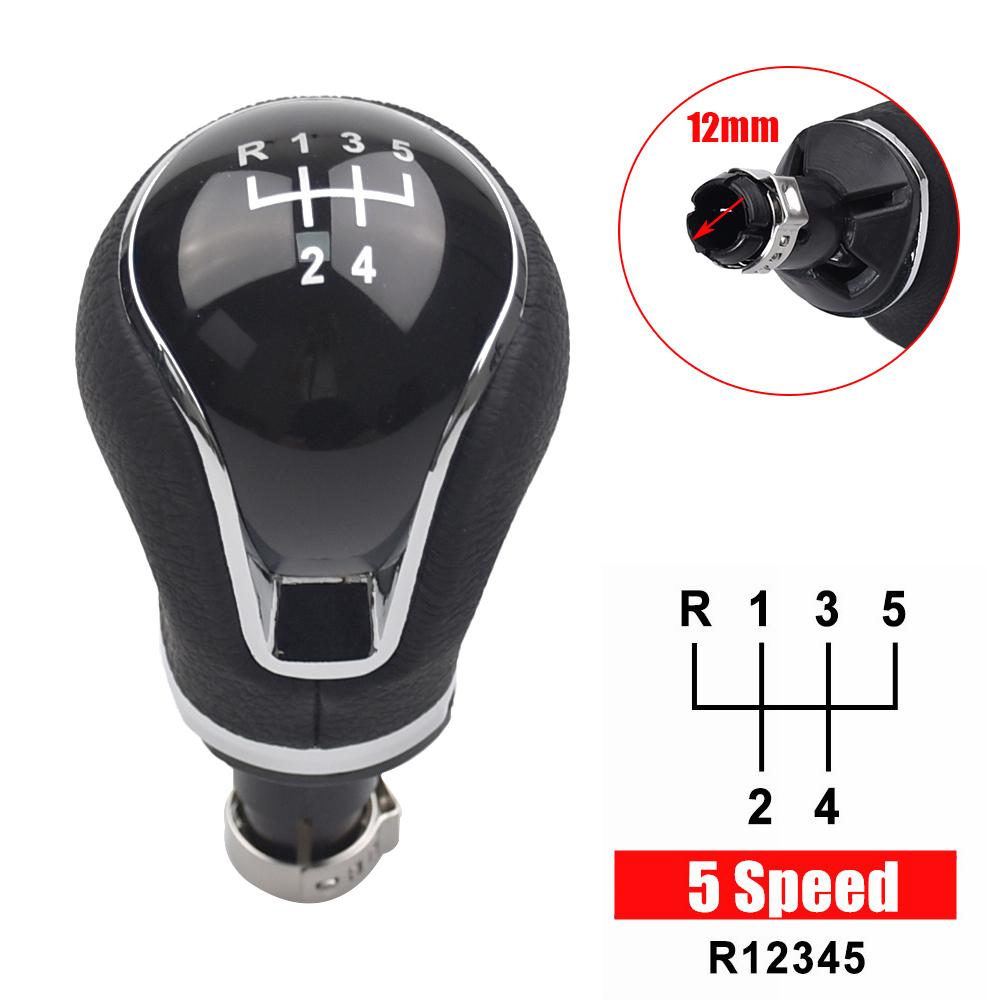 

5 6 Speed Manual Car Shifter Boot Gear Shift Knob Head Lever For SEAT IBIZA IV 6j 2009 2010 2011 2012 2013 2014 2015 2016 2017 5 Speed