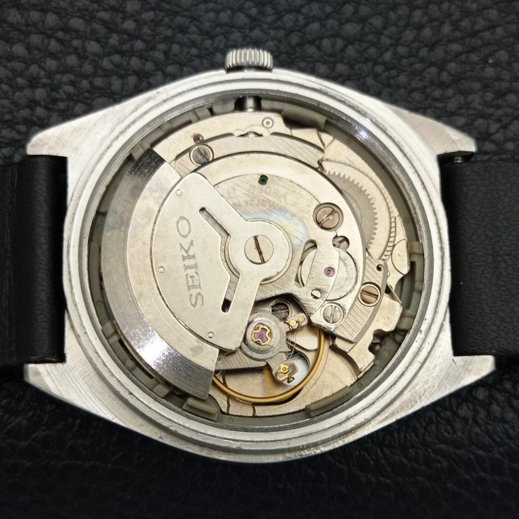 Seiko 5 AUTOMATIC JAPAN 6309A MENS VINTAGE ARABIC WHITE DIAL WATCH A701300-5