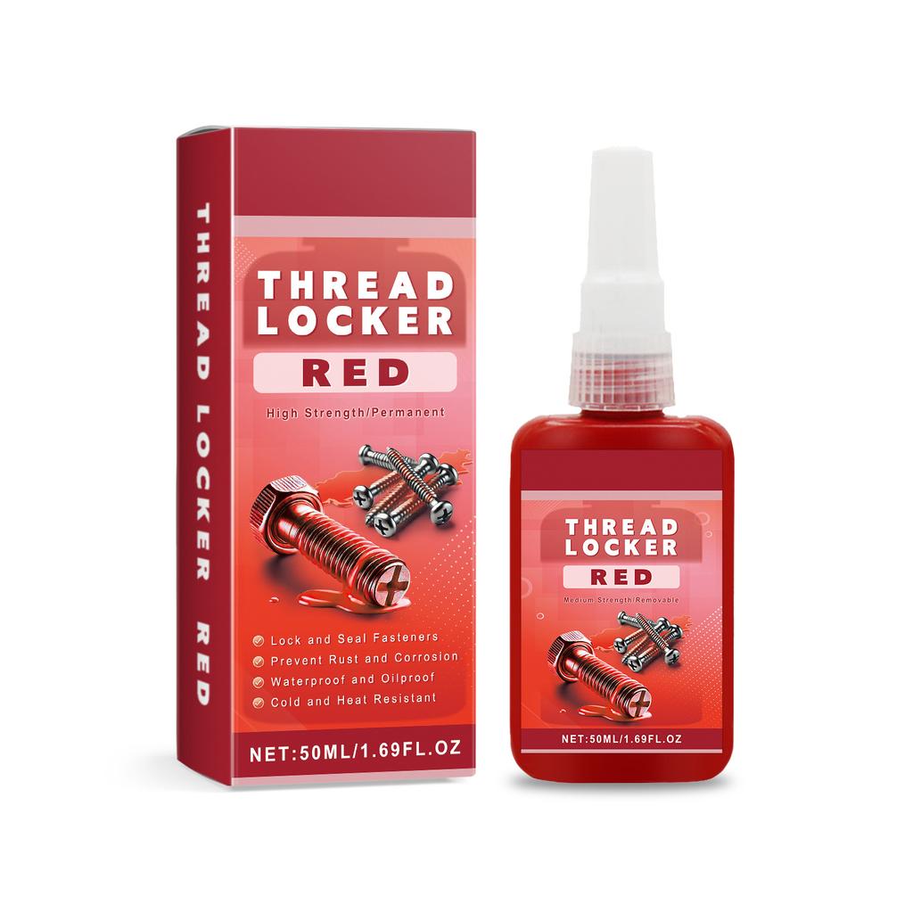 Industrial Thread Locking Glues 50ml Bottle Quick Dry High Temperatures Resistant Craft Supplies for Engineers