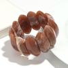 Vintage Acrylic Amber Elastic Geometric Bracelets Bangles for Women Stretchy Resin Big Cuff Bracelet Designer Jewelry 2025