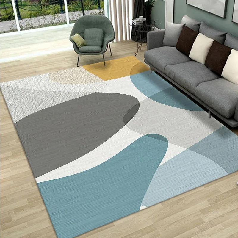 

Nordic-style Classic Geometric Pattern Rug, Ultra-simple Design for Both Men s and Women s Bedrooms, Non-slip for Entryways 40X60cm