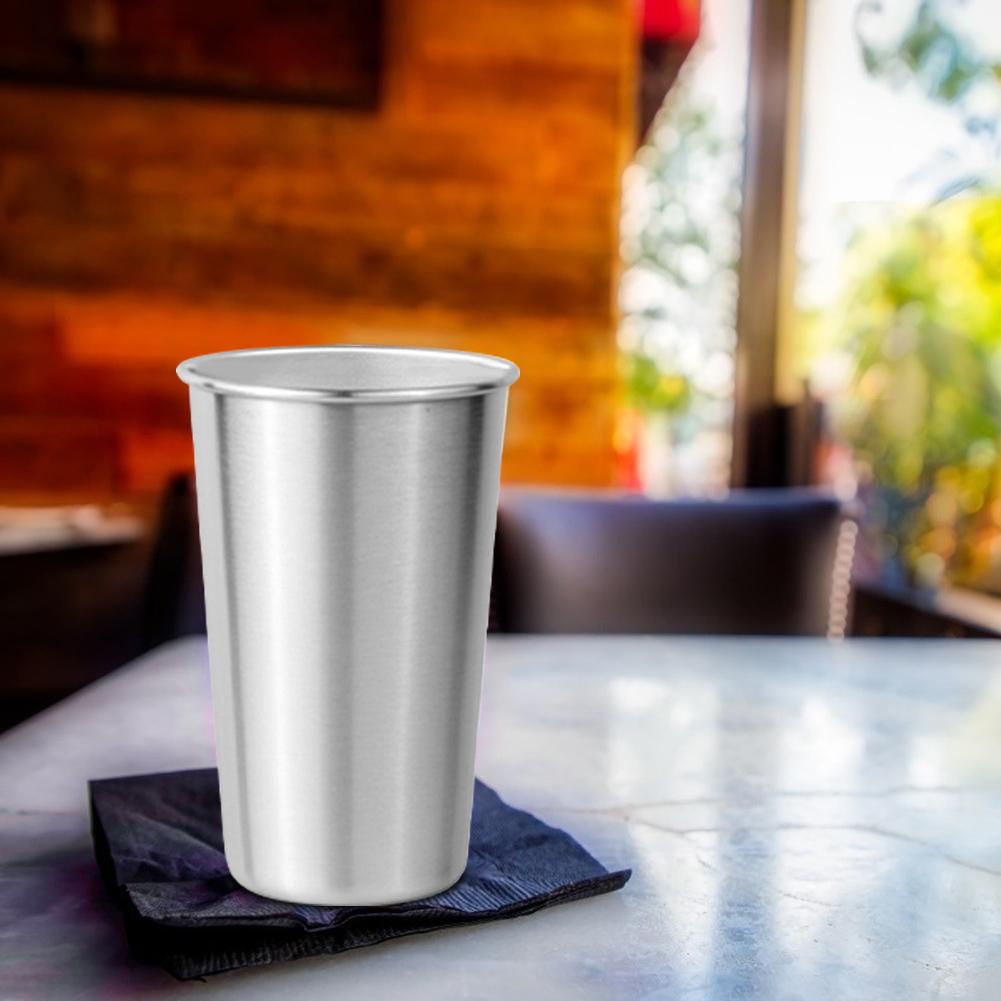 Cheap 500ml Stainless Steel Beer Cup Tumbler Stackable Drinking Tea ...