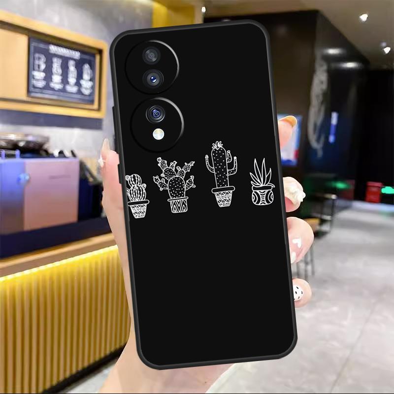 Cactus Pattern For Honor Magic 8 7 6 5 Lite Case For Honor 200 400 Pro 50 70 90 X8c X8b X9a X9b X9c Win RT