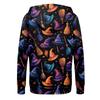 Women's Fashion Casual Halloween Printed Sweatshirt Long Sleeve With Pocket Cardigan Jacket Zipper Hoodie Coat