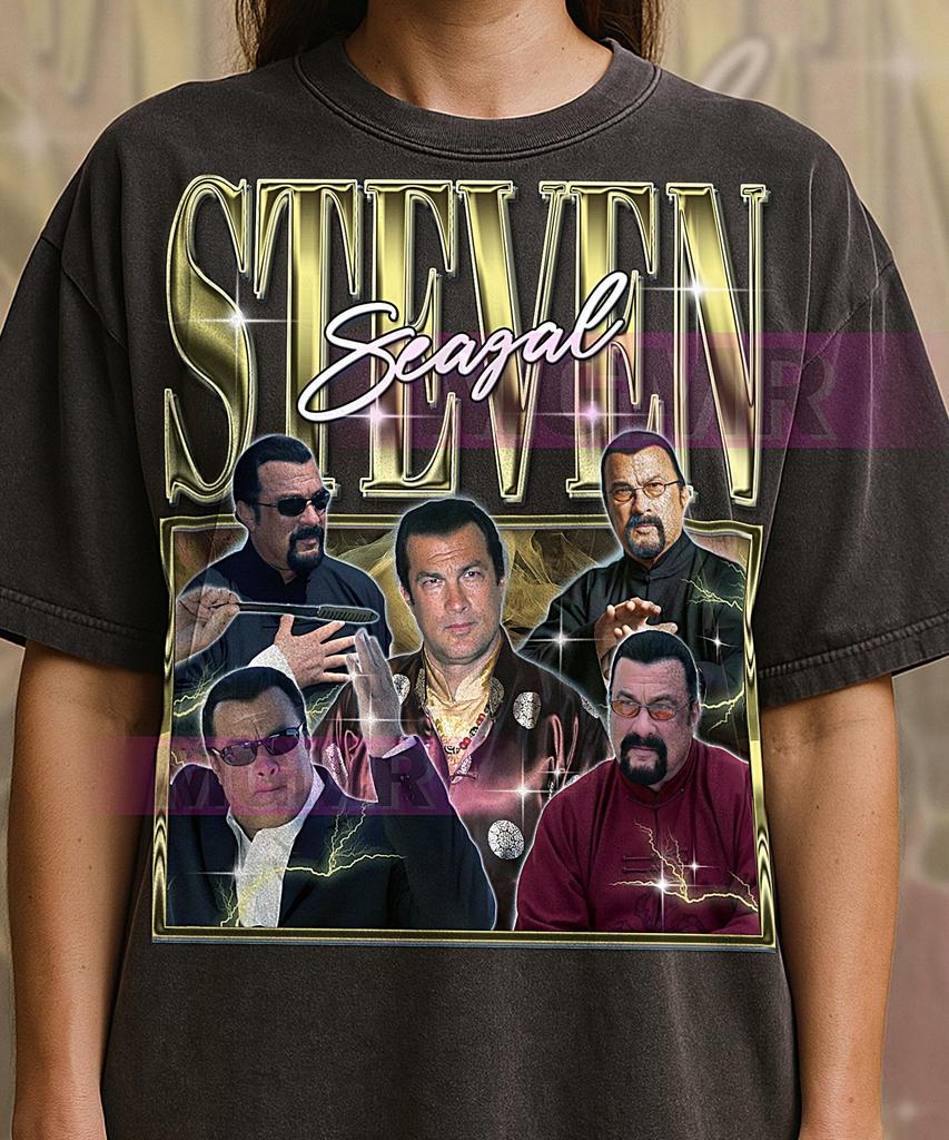 Steven Seagal Bootleg Shirt, Vintage Actor Action Star Celebrity Legend Tee, 90s Retro Throwback T-shirt, Steven Seagal Sweater
