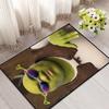 funny Classic Home Bedside Rug Kitchen Bath Floor Mat Hallway Balcony Carpet Green Face Entrance Doormat hogar Decor s-Shreks