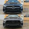 Car Sticker 2025 Hot New 2025 For Mercedes Benz Chrome Silver ABS Car Front Grille Star Emblem Illuminated Logo For Mercedes Ben