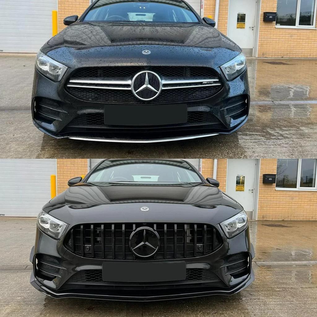 Car Sticker 2025 Hot New 2025 For Mercedes Benz Chrome Silver ABS Car Front Grille Star Emblem Illuminated Logo For Mercedes Ben