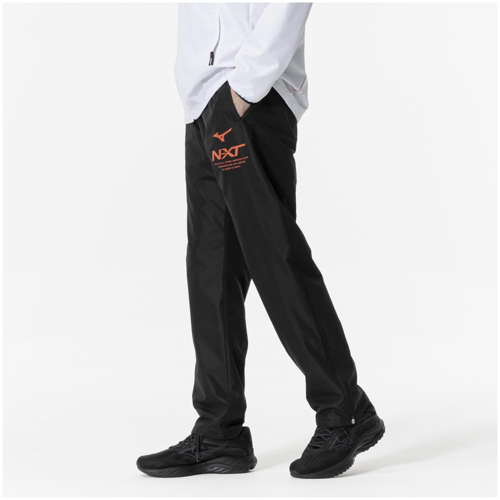 Mizuno Breath Thermo Warmer Training XL N-XT Pants, Moisture-Wicking, Heat-Generating, Water-Repellent, Wear, 32JFA740, Black,