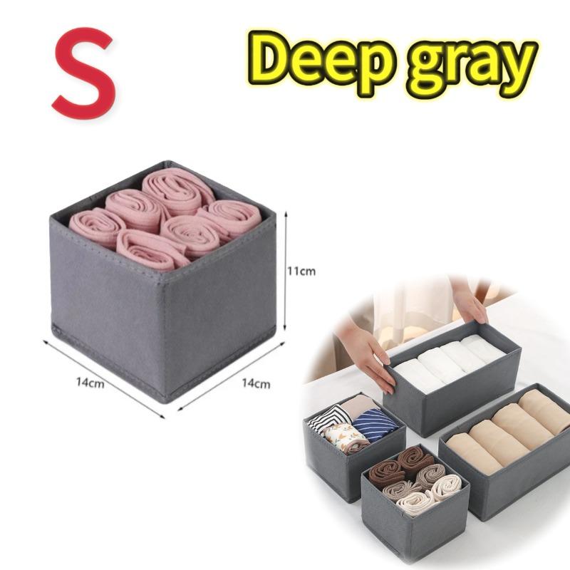 Foldable Fabric Storage Bin Non-Woven Compartment Organizer for Underbed Wardrobe Clothes Underwear Breathable Multi-Size Home 1PCS 2590₽