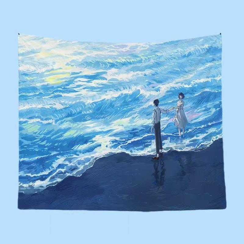 

Landscape Background Cloth Rental House Wall Decoration Tapestry Home Living Room Tapestry 74x94cm(29x37in)