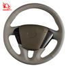 Car Accessories Interior Light Grey Leather Steering Wheel Cover for Nissan Murano Quest 2009 2011 2012 2013