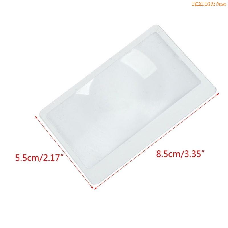 K1AE Handheld Reading Magnifier Glass Handheld Card Old Man Reading Glass