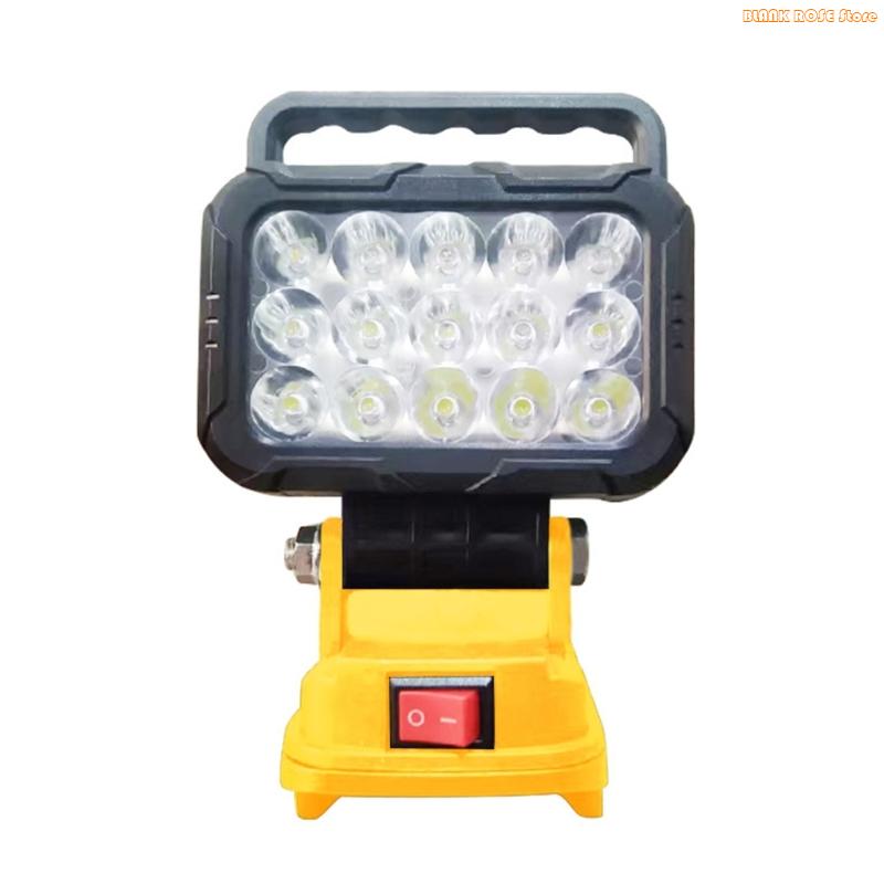 K1AE High Brightness 15 LED Flood Light With USB Port For Power Tool And Mobile Devices