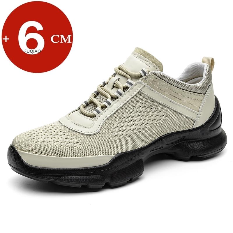 

Fashion Height Increase Men Shoes Mesh Breathable Comfortable Elevator Shoes Soft Sole Casual Sports Tenis Masculino Zapatillas Hombre 36
