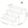 1pc Shiny Acrylic Perfume Organizer - Multi-Level Display Stand for Anime Car Models & Mini Toys